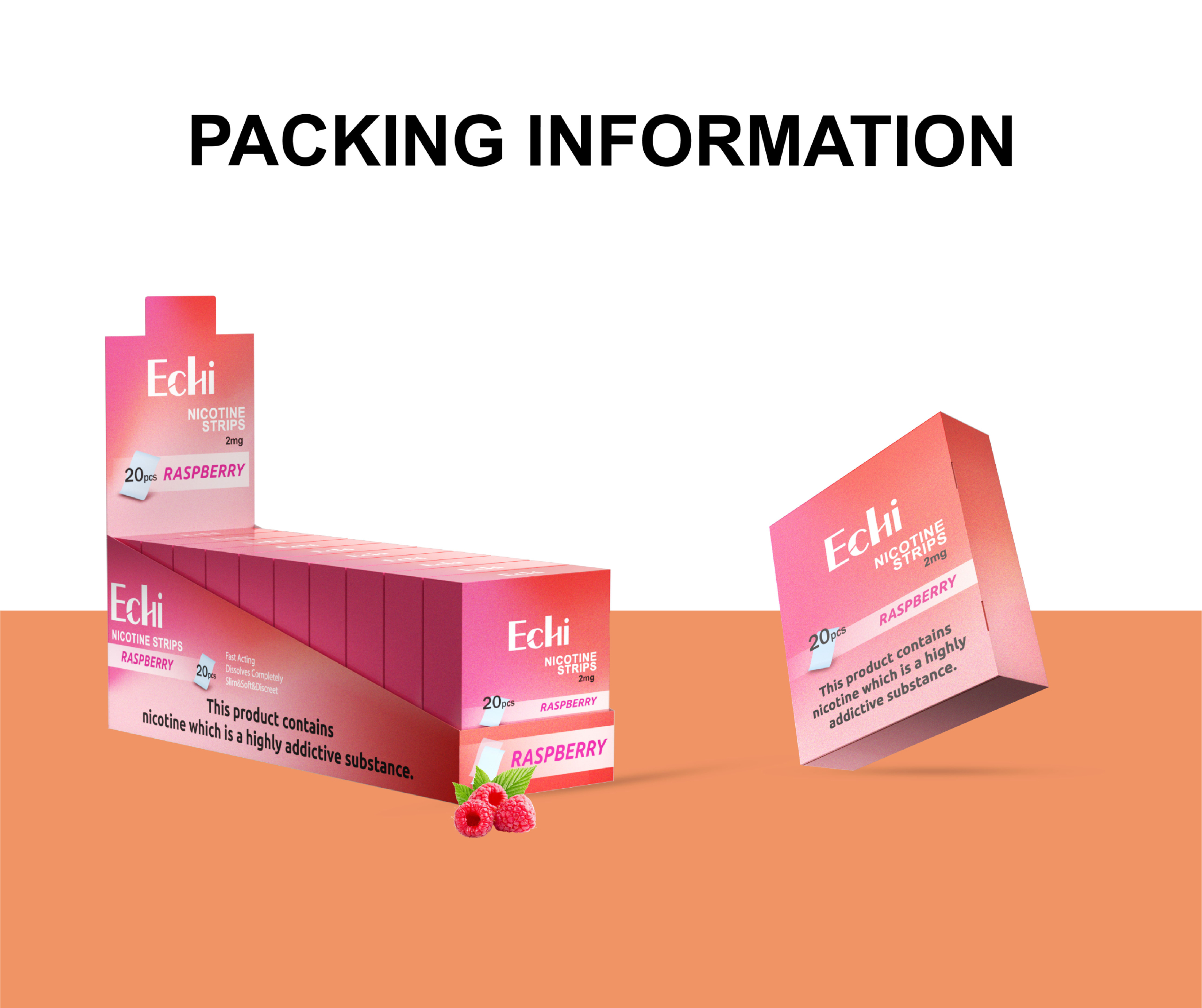 Nicotine Strip Packing Information